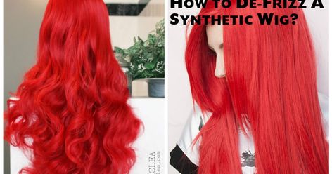 Synthetic wigs are prone to frizz and tangles. Though a synthetic wig can be treated for disheveled fibers, using a homemade wig c... Wig Care Synthetic, Detangle Wig Hair, Wig Maintenance, Wig Tips, Wig Styling Tutorial, Hair Extensions Tutorial, Hair Extension Care, Good Quality Wigs, Wig Care