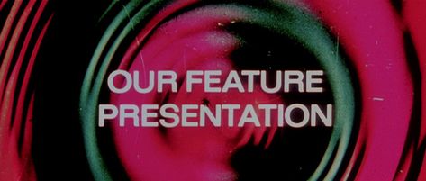 grindhouse Movie Titles, Presentation