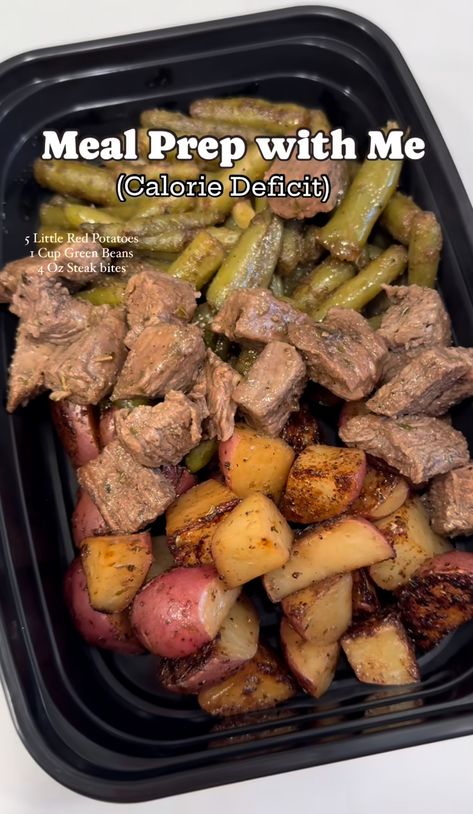 Low Carb Calorie Deficit, Meal Prep Ideas On A Budget, Calorie Deficit Lunch Ideas, Meal Prep Green Beans, Fruit Meal Prep, Calorie Deficit Meal Plan, Healthy Lunch Snacks, Meal Prep Plans, Healthy High Protein Meals