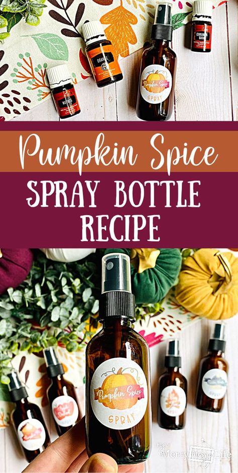 Pumpkin Spice Room Spray Essential Oils, Diy Pumpkin Spice Room Spray, Pumpkin Spice Essential Oil Recipe, Fall Room Sprays With Essential Oils, Essential Oil Class Ideas, Profitable Hobbies, Pumpkin Spice Essential Oil, Linen Spray Essential Oils, Essential Oil Spray Recipes