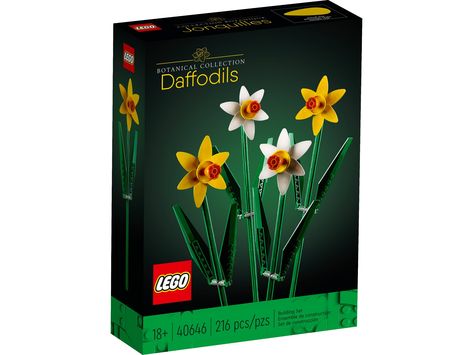 Flash Lego, Lego Store, Lego News, Daffodil Flower, Lego Minecraft, Lego Toys, Botanical Collection, Lego For Kids, Lego Architecture