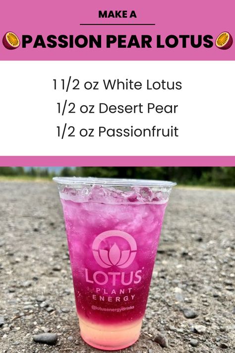 White Lotus Recipes, White Lotus Energy Drink Recipes, White Lotus Drink Recipes, Lotus Flavor Combos, Lotus Combos, Lotus Energy Drink Combinations, Pear Drink Recipes, Lotus Energy Drink Recipes, Lotus Drink Recipes