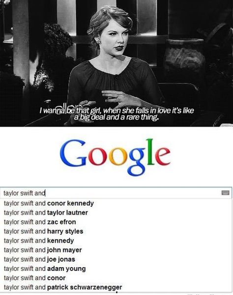 Here are the best Taylor Swift memes on the internet, including jokes about her awards, songs, and ex-boyfriends. Taylor Swift is a world-renowned pop singer, winning numerous awards (including seven Grammy Awards). However what she is really famous (or infamous) for would be writing songs about he... How To Be Single, Taylor Swift Funny, Have A Laugh, E Card, Bones Funny, Make Me Smile, That Way, I Laughed, Taylor Swift