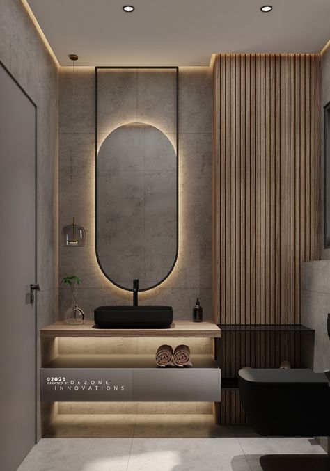 Sink Mirror, Toilet And Bathroom Design, Washbasin Design, Bathroom Inspiration Modern, Washroom Design, Bathroom Design Decor, Toilet Design, Bathroom Mirrors, Diy Network