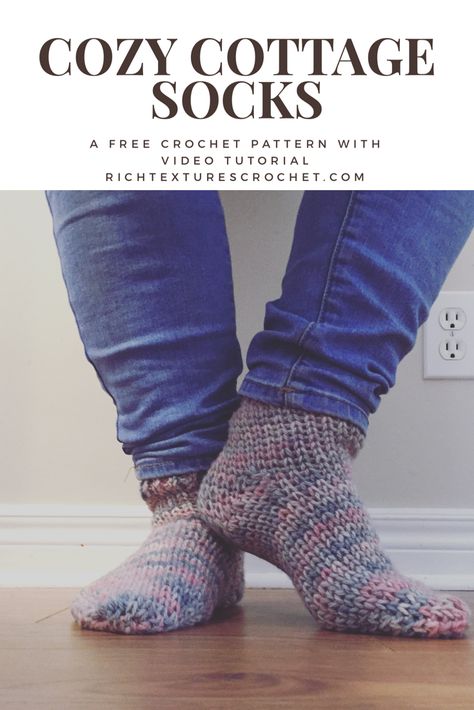 Crochet Socks Free Pattern, Cottage Socks, Crochet Sock Pattern Free, Easy Crochet Socks, Crochet Braids Marley Hair, Crochet Socks Pattern, Crochet Socks, Headband Pattern, Sock Patterns