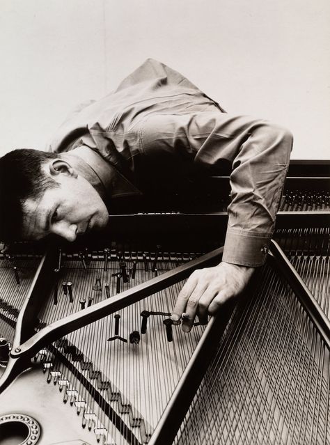 John Cage (A) , New York, 1946 Gelatin silver print © Condé Nast Steve Reich, Merce Cunningham, Art Of Noise, John Milton, Irving Penn, John Cage, Gelatin Silver Print, Music Images, Miles Davis