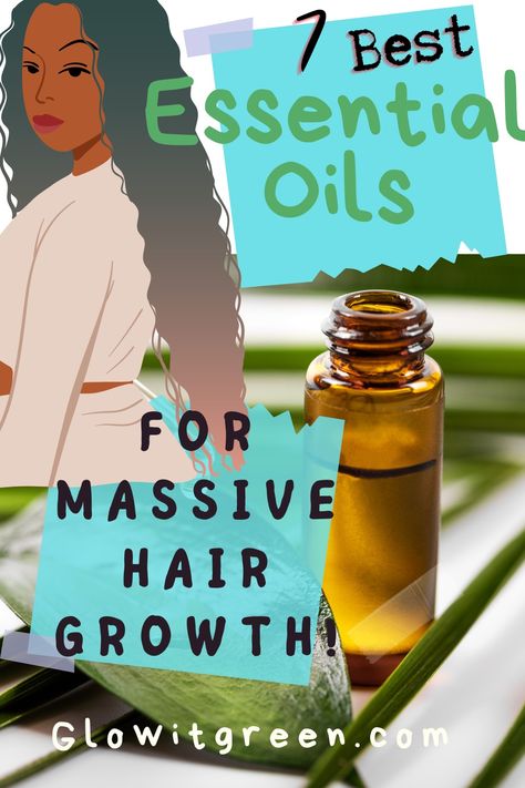 Get the seven best essential oils you should add to your hair care routine from Glowitgreen.com to boost the growth of long, healthy hair! These essential oils make an incredible difference by stimulating hair follicles and having anti-bacterial and anti-inflammatory properties! They feed and revive thin, weak or shedding hair! Thick Healthy Hair, Hair Thickening Remedies, Thicken Hair Naturally, Hair Grower, Best Hair Growth Oil, Essential Oil Hair Growth, Hair Growth Tonic, Help Hair Growth, Natural Hair Growth Oil