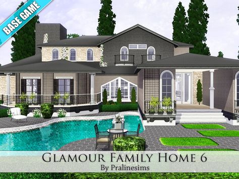 This is a beautiful home for your simmies!  Found in TSR Category 'Sims 3 Residential Lots' Sims 3 Houses Blueprints, Sims 3 Family House, Sims 3 Builds, Sims 4 5 Bedroom House, Sims 4 Cc Lots Base Game, Sims 4 Family Home Base Game, Sims 4 Cc Houses Download Base Game, Sims 4 Modern Mansion Base Game, Sims 3 Mansion