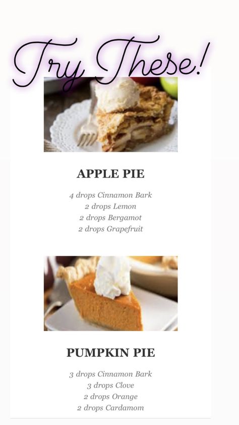 Apple & pumpkin pie blends Apple Pumpkin Pie, Apple Pumpkin, Oil Diffuser Recipes, Essential Oil Diffuser Recipes, Essential Oil Mixes, Diffuser Recipes, Oil Mix, Apple Pie Recipes, Essential Oil Diffuser Blends