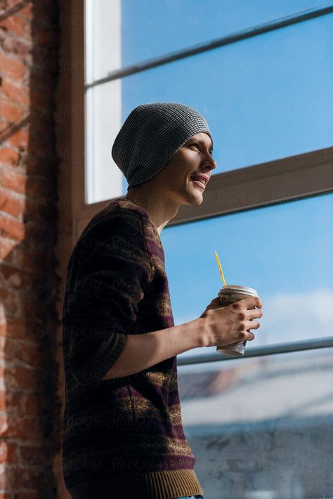 Holding Cup Reference, Coffee Graphics, Sipping Tea, Men Coffee, Human Reference, A Silent Voice, Model Release, Paper Cup, Drinking Tea