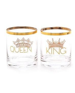 Christmas Glamour, Queen Wedding, Queens Wedding, Short Glass, Queen And King, Shot Glass Set, King And Queen, Coffee Station, Theme Wedding