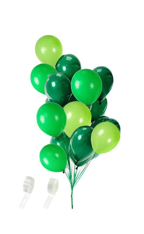 Light Green Balloons, Birthday Jungle Theme, Jungle Theme Party, Green Balloons, Jungle Theme Parties, Big Dill, Boy Birthday Party Themes, Balloon Chain, Green Balloon