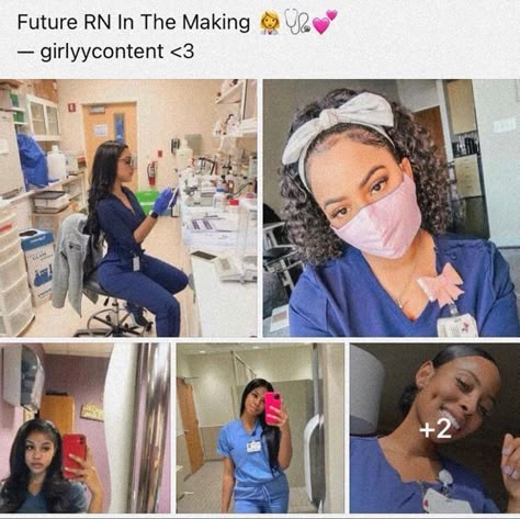 Travel Nurse Aesthetic Black Women, Nurse Goals Dream Job, Black Nurses Goals, Black Nurse Aesthetic, Nurse Goals, Nurse Bae, Nursing School Life, Nurse Style, Nursing School Inspiration