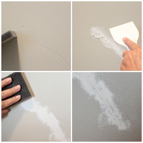 Repair issues in wall with spackle, sand and remove dust (spackle may come with primer) Cleaning Walls, Diy Home Repair, Home Repairs, Diy Home Improvement, Room Paint, Home Maintenance, Remodeling Projects, Painting Tips, Home Repair