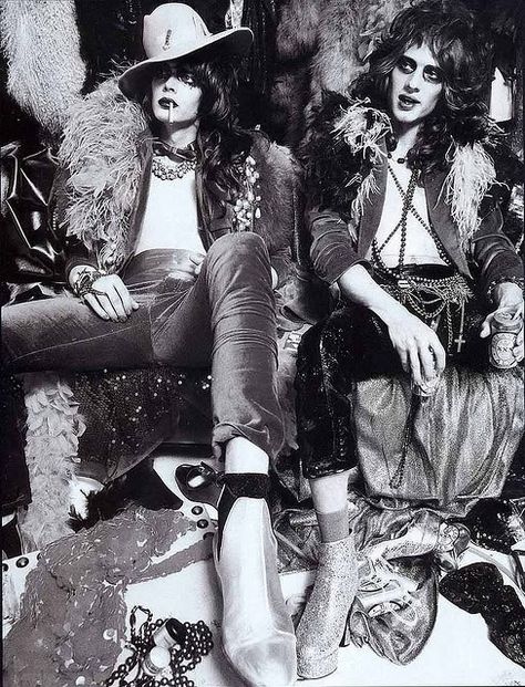 Glam Rock Party Decorations, 1970s Glam Rock, Diamanda Galas, Men Embracing, 80s Glam Rock, 70s Glam Rock, 1970s Glam, New York Dolls, Glam Rock Style