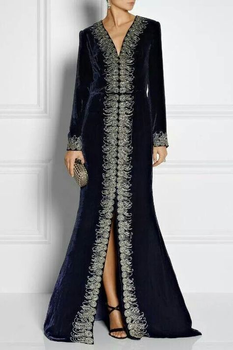 Velvet Velvet Abaya, Abaya Gown, Moroccan Fashion, Mode Abaya, Velvet Gown, Moroccan Dress, Abaya Fashion, Kaftan Dress, Mode Outfits