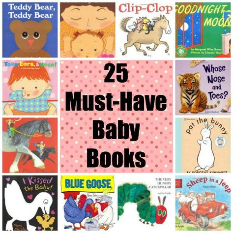 25 must have baby board books for infants | The Jenny Evolution Books For Infants, Books For Toddlers, Environmental Print, Board Books For Babies, Goodnight Moon, Reading Teacher, Start Reading, Cognitive Development, Hungry Caterpillar