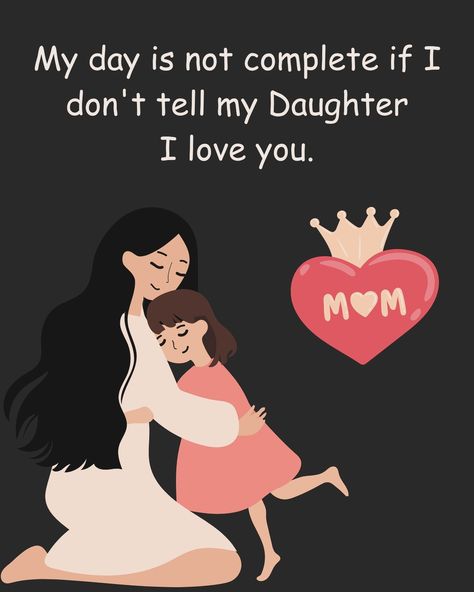 I do love you, you are my always beloved Daughter ❤️❤️❤️ I Love You Daughter Quotes, I Love You Daughter, Good Morning Daughter, Love You Daughter Quotes, L Love U, I Do Love You, I Love You Pictures, Mother Daughter Quotes, Im Proud Of You