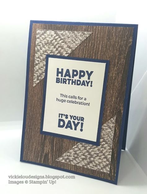 Guy Cards, House Work, It's Saturday, Craft Board, Hope You Are Well, Stampin Up Project, Make Tutorial, Creation Crafts, Have A Day