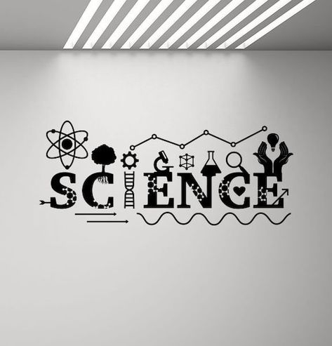 Poster Education, Science Wall, Science Decor, مشروعات العلوم, Tableaux Vivants, Vinyl Style, Science Teacher Gifts, Classroom Gifts, Vinyl Gifts