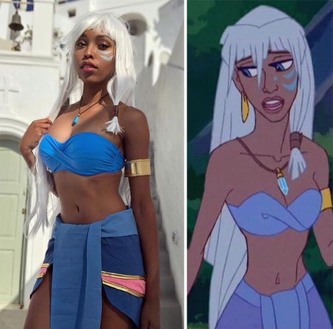 30 Times This Cosplayer Proved There’s No One She Couldn’t Turn Herself Into | Bored Panda Princess Kida, Black Cosplayers, Kostum Halloween, Jessica Nigri, Idee Cosplay, Disney Cosplay, Halloween Costume Outfits, Fantasias Halloween, Cosplay Characters