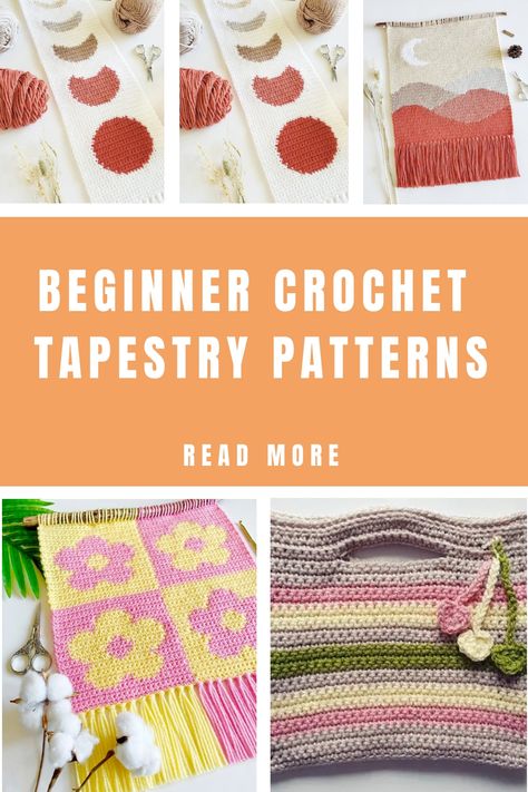 Beginner Crochet Tapestry Patterns
Looking for a free crochet tapestry pattern for beginners? This collection includes easy charts, small projects, moon motifs, and bags. Save this pin to have these must-try crochet tapestry patterns ready for your next project! Wall Tapestry Crochet, Crochet Tapestry Pattern Free Small, Free Tapestry Crochet Patterns, Tapestry Crochet Patterns For Beginners, Tapestry Crochet Patterns Charts Free, Crochet Tapestry Pattern Free Charts, Crochet Tapestry Pattern Free, Tapestry Crochet Patterns Charts, Crochet Tapestry Pattern