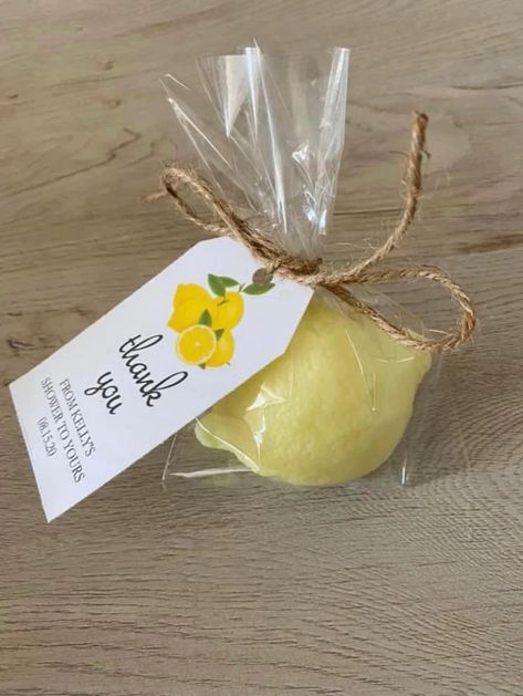 Lemon Party Favors, Bridal Shower Soap, Italian Bridal Showers, Lemon Themed Party, Shower Favors Bridal, Dinosaur Baby Shower Theme, Lemon Themed Bridal Shower, Bridal Shower Inspo, Wedding Shower Themes