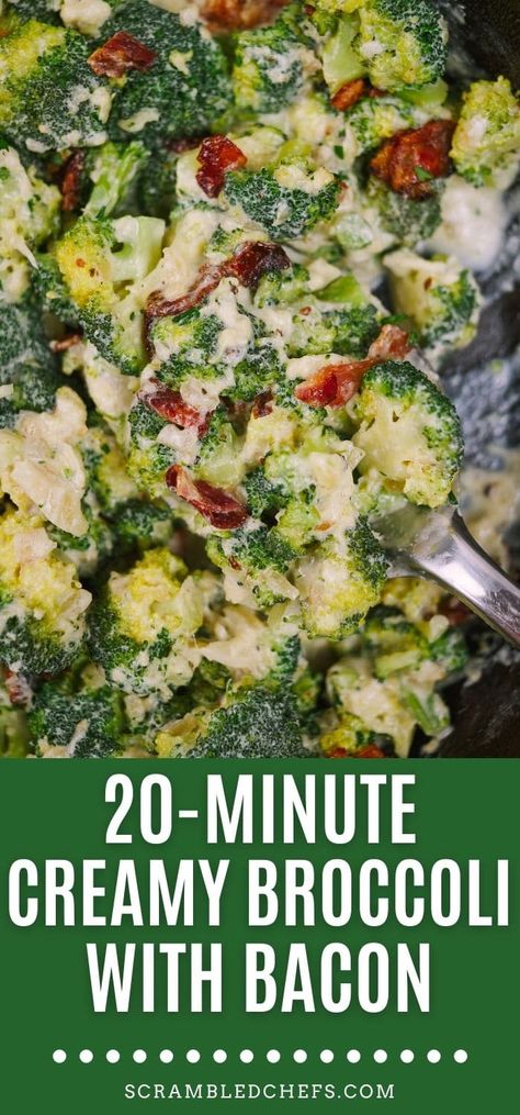 Broccoli With Bacon Recipes, Broccoli Bacon Side Dish, Cheesy Bacon Broccoli, Broccoli Sides Healthy, Broccoli Side Dish For Thanksgiving, Broccoli Dish For Thanksgiving, Broccoli Side Dish Recipes Healthy, Healthy Side Dishes For Picky Eaters, Broccoli Side Dish Recipes Easy