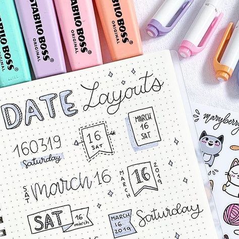 Nicole Grace on Instagram: "New date headers / layouts that you can use in your bullet journal or study notes 💐 comment your favorite emoji down below 💕 . . If you want to support me you can sign up on skillshare with my link 💐 if you do you get 2 free months of skillshare ❄️link in my bio❤️ . Fc: 170k💐 . . . . . #studygram #studyblr #studyingcommunity #studyinspo #studyinspiration #studyspo #bulletjournallove #studyblog #studymotivation #studygrind #bujo #inspiration #bulletjournalideas #bulletjournalss #bujoideas #bujoinspiration #bujoweeklyspread #stationery #bulletjournalcommunity #planwithme #cutenotes #notetaking #student #bulletjournaljunkies #planneraddict #cutestationery #stationerylove #stationeryaddict #bulletjournaling #bulletjournal" Important Dates Bullet Journal, Date Headers, Bujo Weekly Spread, Bujo Inspiration, Cute Notes, Studying Inspo, Cute Stationery, Study Inspiration, Planner Addicts