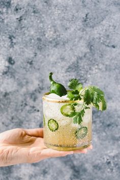 Cilantro-Infused Spicy Jalapeño Margaritas Easy Mixed Drinks, Spicy Cocktail, Jalapeno Margarita, Tequila Drinks, Vodka Drinks, Halloween Drinks, Margarita Recipes, Summer Refreshments, Summer Cocktails