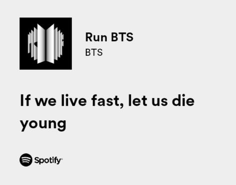 Vaibhavi Core, Run Bts Song, Spotify Header, Run Lyrics, Kpop Lyrics, Lyrics Spotify, Bts Lyrics, Bts Texts, Clothes Streetwear