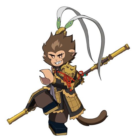 Handsome Monkey King, Free Poster Printables, Black Myth Wukong, Pokemon Oc, Monkey Art, Chinese Mythology, Monkie Kid, Character Design Sketches, Sun Wukong