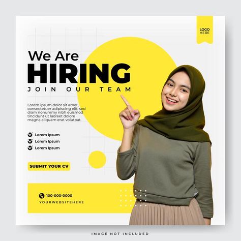 Vacancy Design Ideas, Job Advertisement Design Social Media, Job Ads Design, Job Posting Design Social Media, Hire Poster Design, Job Posting Design, Hiring Poster Design Ideas, Recruitment Poster Design Ideas, Job Poster Design