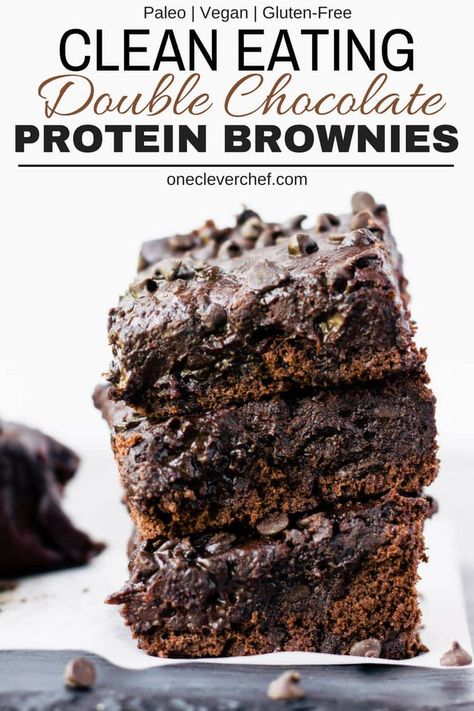 Black Bean Protein, High Protein Muffins, Protein Powder Pancakes, Super Healthy Snacks, Flourless Brownies, Healthy Protein Snacks, Protein Brownies, Simply Quinoa, Healthy Brownies