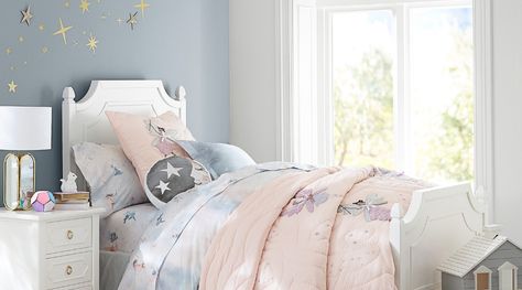 Tween Room Paint Color Ideas | Inspiration Gallery | Sherwin-Williams Regency Bed, Pottery Barn Vanity, Quilts Bedding, Glamorous Furniture, Kids Room Paint, French Country Bedrooms, Baby Bedding Sets, Room Paint Colors, St Albans