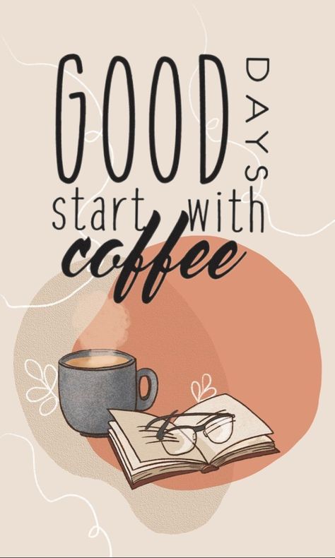 Coffee Morning Quotes, Coffee Specials, Coffee Mornings, Coffee Quotes Funny, Weekend Coffee, Cafe Wall Art, Morning Coffee Images, Coffee Shop Aesthetic, Coffee Wallpaper