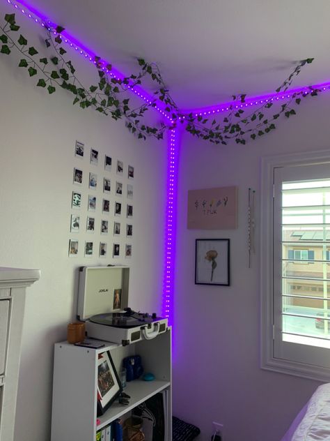 Led Lights Room Decor, Led Lights Room, Lights Room Decor, Lights Room, Neon Room, Room Goals, Teen Room Decor, Redecorate Bedroom, Aesthetic Rooms