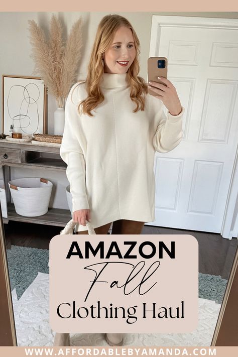 Affordable by Amanda | Florida Style Blogger - Best Tampa fashion and style Blogger + YouTuber sharing feminine and boho outfit ideas for the everyday woman. Cute Fall Outfits 2022, Tampa Fashion, Boho Outfit Ideas, Amazon Fall Fashion, Bodysuit Jeans, Fall Outfits 2022, Simple Tank Tops, Bodysuit And Skirt, Bodycon Sweater