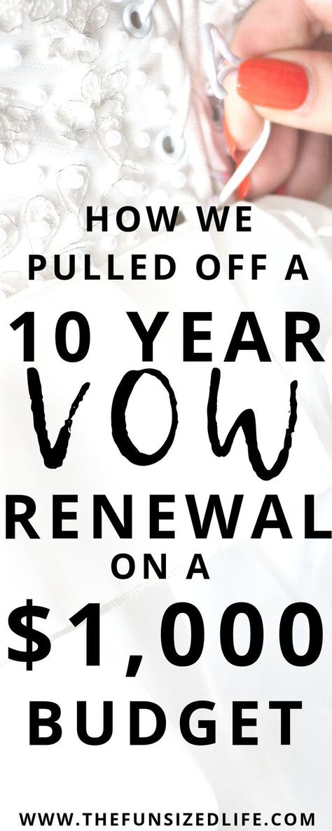 Doing a vow renewal on a budget is totally possible! See how this couple renewed their vows for only $1,000!  #vowrenewal #vowrenewalonabudget #budget #budgetwedding Wedding Vow Renewal Ceremony, Vowel Renewal, Renewal Wedding, Vow Renewal Ceremony, Wedding Renewal Vows, Wedding Vows Renewal, Wedding Etiquette, 10 Year Anniversary, Take Two