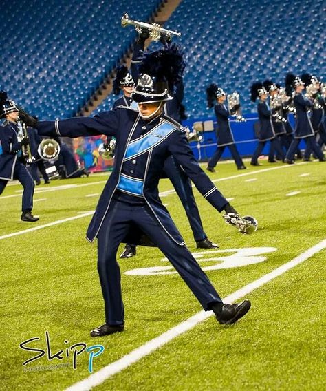 Blue Coats Blue Marching Band Uniform, College Romance Books, Brazilian Culture, Manifesting Goals, Marching Band Uniforms, Drum Corps International, Band Uniforms, College Romance, Drum Major