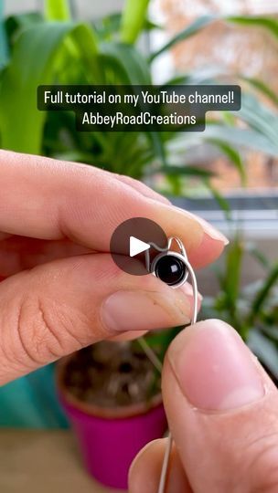 Wire Wrapped Jewelry Tutorials, Ring Tutorial, Witchy Jewelry, Cat Ring, 10k Views, Wire Wrapped Rings, Cat Jewelry, Wrapped Jewelry, Youtube Tutorials