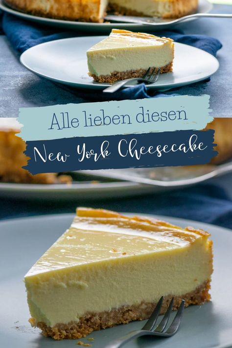 So gelingt der perfekte New York Cheesecake - cremig & abgöttisch lecker Cheesecake Cake Pops, Newyork Cheesecake, American Cheesecake, Philadelphia Cheesecake, Frozen Yoghurt, New York Cheesecake, Healthy Cake, Bakery Cakes, Easy Baking Recipes