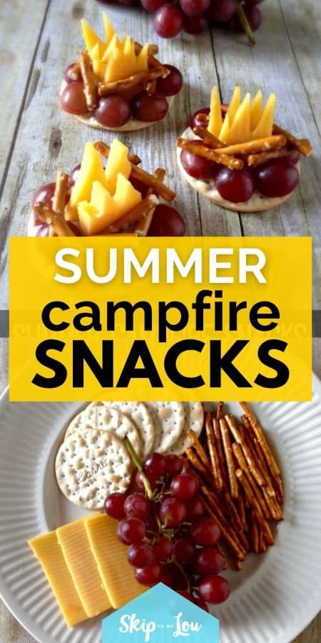 Campfire Snacks, Daycare Meals, Summer Campfire, Theme Snack, Camp Snacks, Camping Snacks, Skip To My Lou, Food Activities, Preschool Snacks