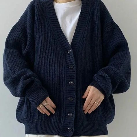 Just found this amazing item on AliExpress. Check it out! $38.57 | Navy Blue Ladies Sweaters V-neck Knitted Top for Women Cardigan Winter Button New Knitwear Y2k Vintage Fashion 2024 Long Sleeve Blue V, Knitted Cardigan, Sweater Jacket, Dark Blue, Solid Color, V Neck, Blue