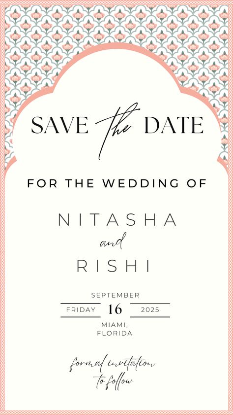 Save the date cards for Indian weddings Mundan Invite, Wedding Diary, Unique Save The Dates, Ethnic Wedding, Save The Date Template, Wedding Branding, Indian Wedding Invitations, Etsy Wedding Invitations, Save The Date Templates