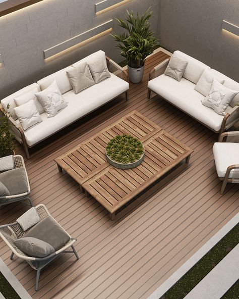 Terraced Patio Ideas, Landscape Villa, Affordable Seating, Rooftop Restaurant Design, Terrasse Design, Roof Garden Design, Paver Designs, Rooftop Terrace Design, Rooftop Design