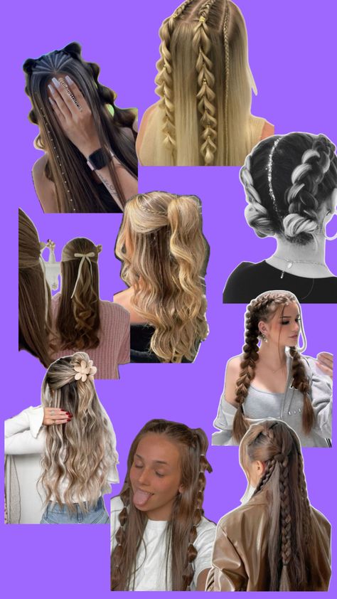 Preppy Hair Styles, Preppy Hairstyle, Preppy Hair, Preppy Hairstyles, Tools Drawing, Cute Hairstyles For School, Preppy Stuff, Art Tools Drawing, Hair Stylies