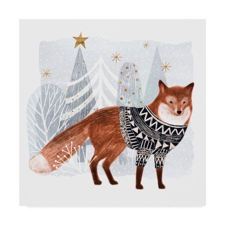 Artist: Victoria BorgesSubject: AnimalsStyle: Modern & ContemporaryProduct Type: Gallery-Wrapped Canvas Art This ready to hang, gallery-wrapped art piece features a red fox with a gray sweater on. Prominent Colors: White, Orange, Tan, Grey, Black, Brown World Art Group is a leading art publisher located in Richmond, Virginia. We have been producing wall decor for over 40 years. Formerly known as Old World Prints, World Art Group publishes a comprehensive line of imagery ranging from very Tra Woodland Animal, Red Fox, Artist Canvas, Woodland Animals, The Holiday Aisle, Trademark Fine Art, Painting Prints, The Holiday, Brown And Grey