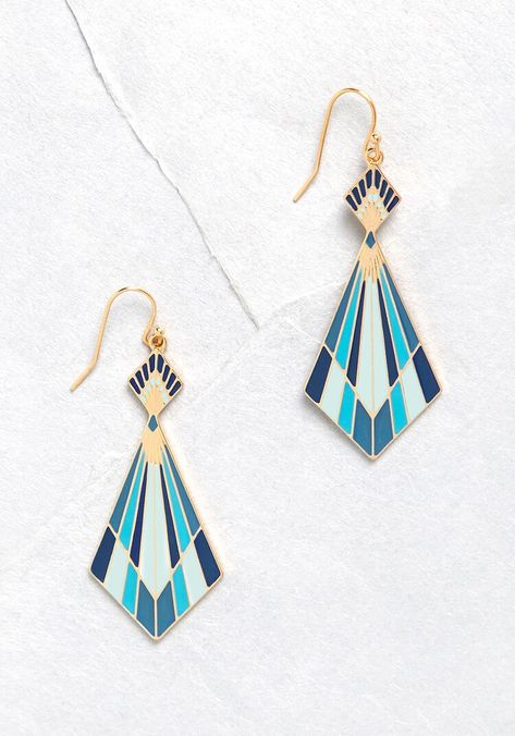 Bijoux Art Deco, American Indian Jewelry, 자수 디자인, Deco Jewelry, Silver Jewelry Handmade, Play Dress, Dangly Earrings, Earrings Blue, Art Deco Inspired