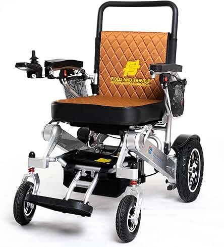 Amazon.ca : Forcemech Voyager R2 - Ultra Folding Electric Wheelchair, Motorized Wheelchair for Travel, Battery-Operated Foldable Wheelchair, Lightweight Folding Electric Wheelchair, Portable Wheelchair, Transport Wheelchair, Lightweight Wheelchair, Foldable Chair, Wheel Chair, Powered Wheelchair, Power Wheels, Mobility Aids